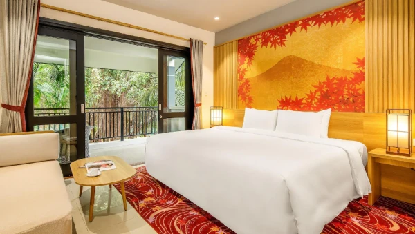 Ảnh chi tiết phòng Phòng Hinode Giường Đôi/ 2 giường Đơn Nhìn Ra Vườn 10