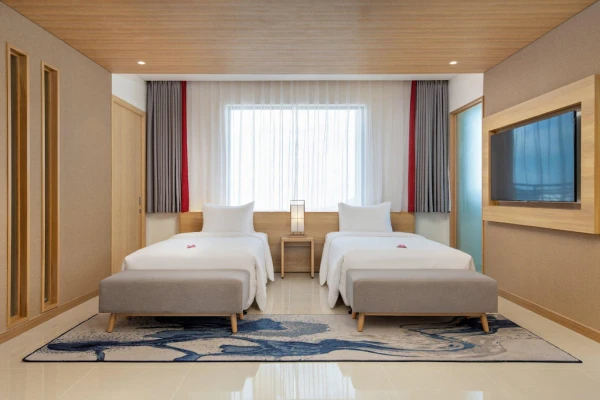Ảnh chi tiết phòng Phòng Deluxe Giường Đôi/ 2 Giường Đơn Nhìn Ra Biển 7