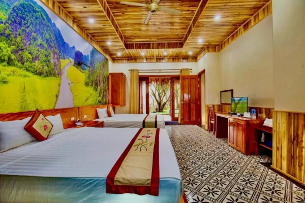 Ảnh chi tiết phòng hang-mua-ecolodge-ninh-binh-biet-thu-co-ho-boi-rieng-vivatrip-04.webp