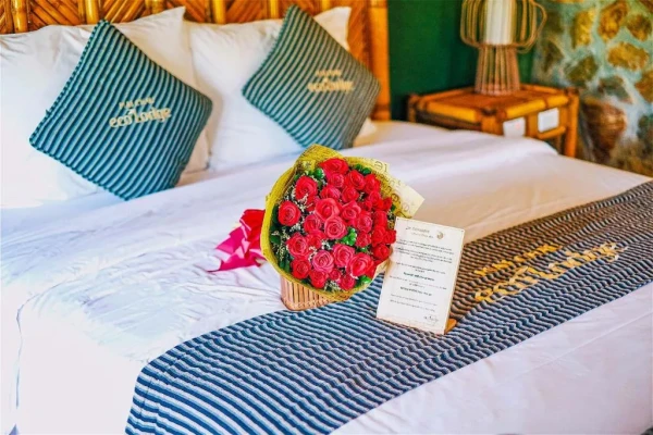 Ảnh chi tiết phòng Phòng Deluxe 2 Giường Đơn/ 1 giường đôi Nhìn Ra Cánh Đồng 11